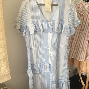 Lemlem Issa tiered dress M